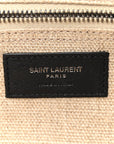 Linen Calfskin Rive Gauche Tote Greggio Natural