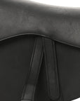 Ultra Matte Calfskin Saddle Bag Black