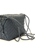Nappa Intrecciato Small Loop Camera Bag Thunder