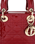 Patent Cannage Small Lady D1OR Cherry Red