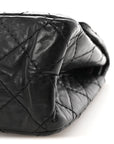 Aged Calfskin Quilted 2.55 Reissue 225 Flap Black