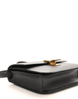 Liege Calfskin Medium Classic Box Flap Bag Liquorice