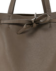 Soft Grained Calfskin Small Belt Cabas Phantom Taupe