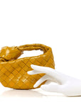 Textured Deerskin Intrecciato Candy Jodie Yellow