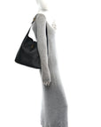 Supple Calfskin Large Le 5 A 7 Soft Hobo Black