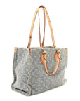 Monogram Denim Onthego MM Washed Gray