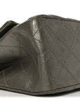 Metallic Aged Calfskin Quilted 2.55 Reissue 226 Flap Dark Gold