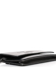 Metallic Caviar Timeless CC Wallet On Chain WOC Grey