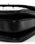 Lambskin Quilted Small Trendy CC Dual Handle Flap Bag Black