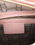 Pearly Lambskin Cannage Medium Lady D1OR Lotus