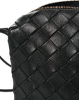 Nappa Intrecciato Mini Loop Camera Bag Black
