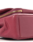 Caviar Quilted Medium Business Affinity Flap Pink