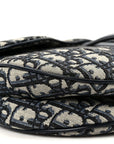 Oblique Saddle Bag Blue