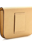 Metallic Chevre Chamkilight Constance Slim Wallet Dore