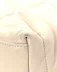 Lambskin Quilted Small Loulou Puffer Monogram Chain Satchel Blanc Vintage