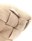 Suede Intrecciato Large Hop Mastice