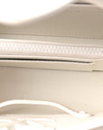 Taurillon Capucines East West Mini Optic White