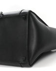 Grained Calfskin Medium Phantom Luggage Black