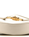 Boarded Dyana Lux Calfskin Mini Jackie 1961 Hobo Mystic White
