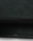 Vitello King FF Lines Embossed Baguette Soft Trunk Black