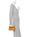 Chevre Chamkila Mini Kelly Sellier 20 Jaune D'or