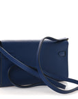Epsom Kelly Wallet To Go Bleu Saphir