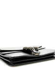 Pebbled Calfskin Small Dionysus Shoulder Bag Black
