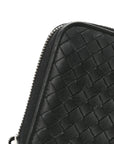 Nappa Intrecciato Zip Around Wallet Black