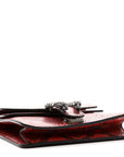 Snakeskin Mini Dionysus Shoulder Bag Red