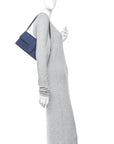 Suede Le Bambino Long Dark Navy