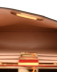 Vitello Seta Shiny Nappa Small Peekaboo I SEE U Satchel Lampone Light Rose