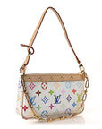 LV X TM Monogram Multicolor Pochette Accessories White