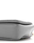 Lambskin Quilted Small Lola Bag Grey