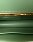 Smooth Calfskin 30 Montaigne Flap Bag Mint Green