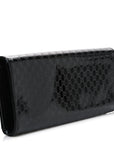Patent MicroGCCIssima Small Broadway Clutch Black