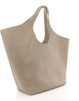 Smooth Calfskin Mary Kate Tote Taupe