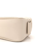 Perforated Calfskin Leggero Intrecciato Belt Bag Mist Plaster