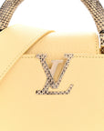 Taurillon Snakeskin Mini Capucines Banane