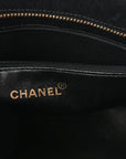 Caviar Quilted Medallion Tote Black