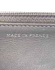 Caviar Chevron Quilted Boy Wallet On Chain WOC Grey