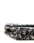 Oblique Saddle Chain Pouch Blue
