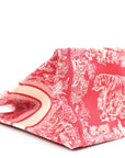 Canvas Embroidered Medium D1ORiviera Toile De Jouy Book Tote Raspberry