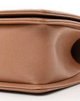 Caviar Chevron Quilted Medium Boy Flap Brown