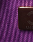 Caviar Quilted Wallet On Chain WOC Purple