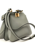 Vitello Small Soft Peekaboo Satchel Matche Latte
