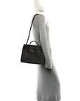 Nappa Intrecciato Medium Andiamo Shoulder Bag Fondant