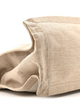 Linen Calfskin Rive Gauche Tote Optic White