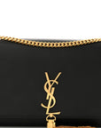 Grain De Poudre Medium Classic Monogram Kate Tassel Satchel Black