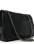 Aged Calfskin Quilted 2.55 Reissue 226 Flap Black