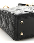 Lambskin Cannage Small My ABCD1OR Lady D1OR Black